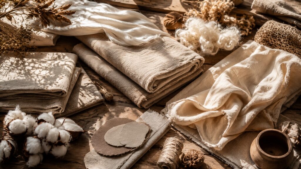 داستان پارچههای طبیعی؛ چرا بافتهای ارگانیک حس بهتری به پوست و روح ما میدهند؟